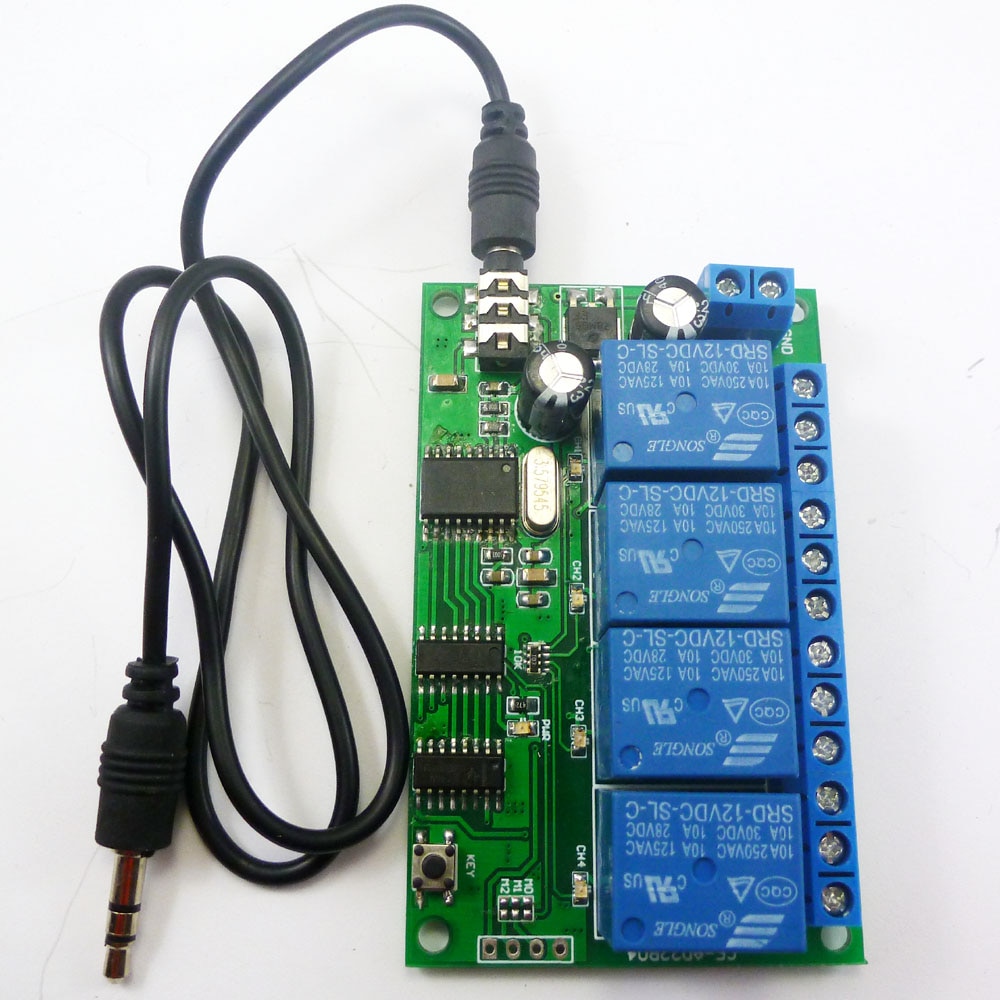 DC 12V 4ch MT8870 DTMF  ȣ ڴ, ȭ  ..